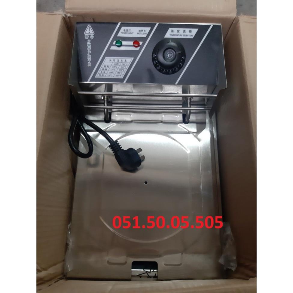 Bếp Chiên Nhúng Dùng Điện Đơn - Bếp Chiên Đơn 1 ngăn cao cấp - Bếp chiên nhúng thực phẩm -Dụng cụ pha chế Tony