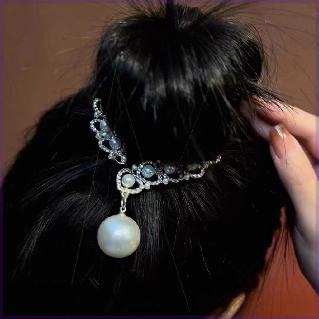 Kẹp Tóc Đính Đá Lấp Lánh Thời Trang Cho Nữ