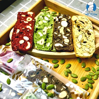 Bánh hạt dinh dưỡng biscotti 8 loại hạt dinh dưỡng bánh bánh ăn kiêng giảm cân hiệu qủa dễ ăn