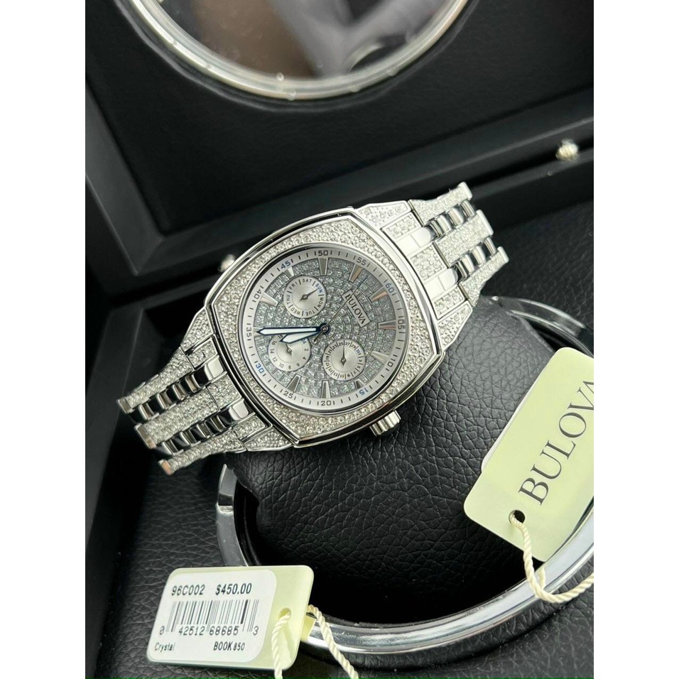 Đồng hồ nam full đá Bulova Phantom size 40mm-6 Kim- Máy quazt- BẢO HÀNH 24 THÁNG
