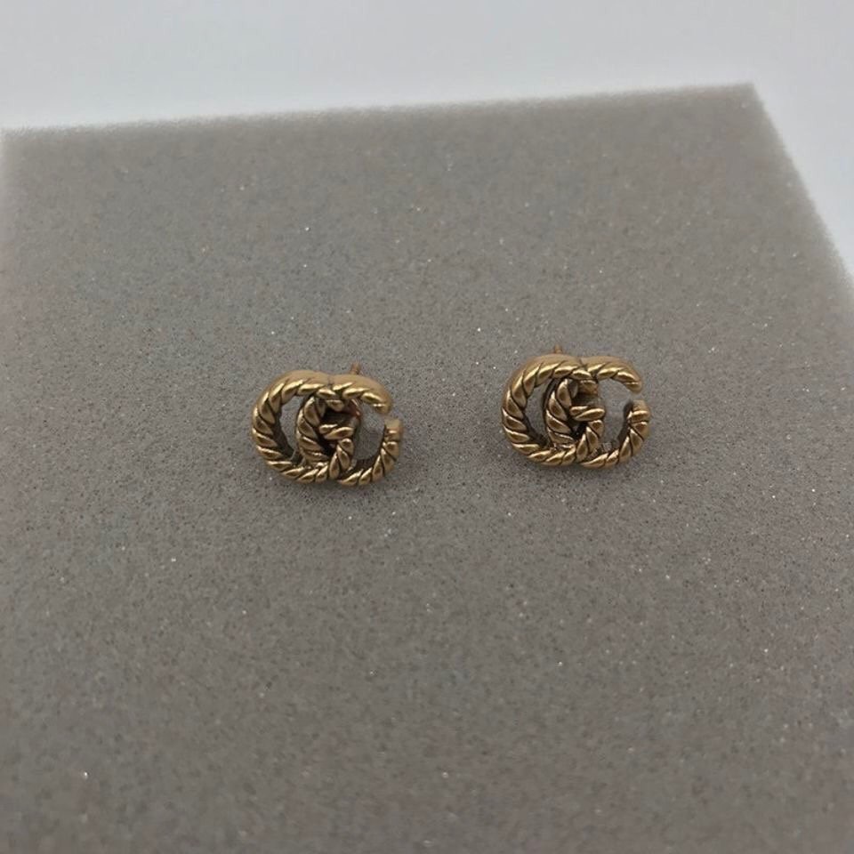 Khuyên Tai Gucci Đơn Giản Bằng Thép Titan In Logo Chữ Cái / Cá Nhân / Tinh Tế / Thanh Lịch Cho Nữ
