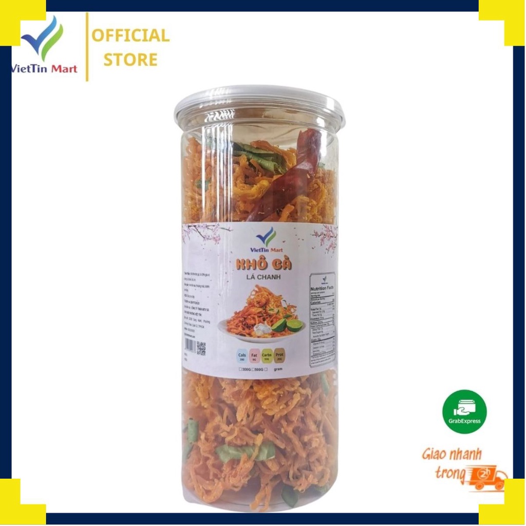 Khô Gà Lá Chanh Lon Pet VIETTIN MART 300GR