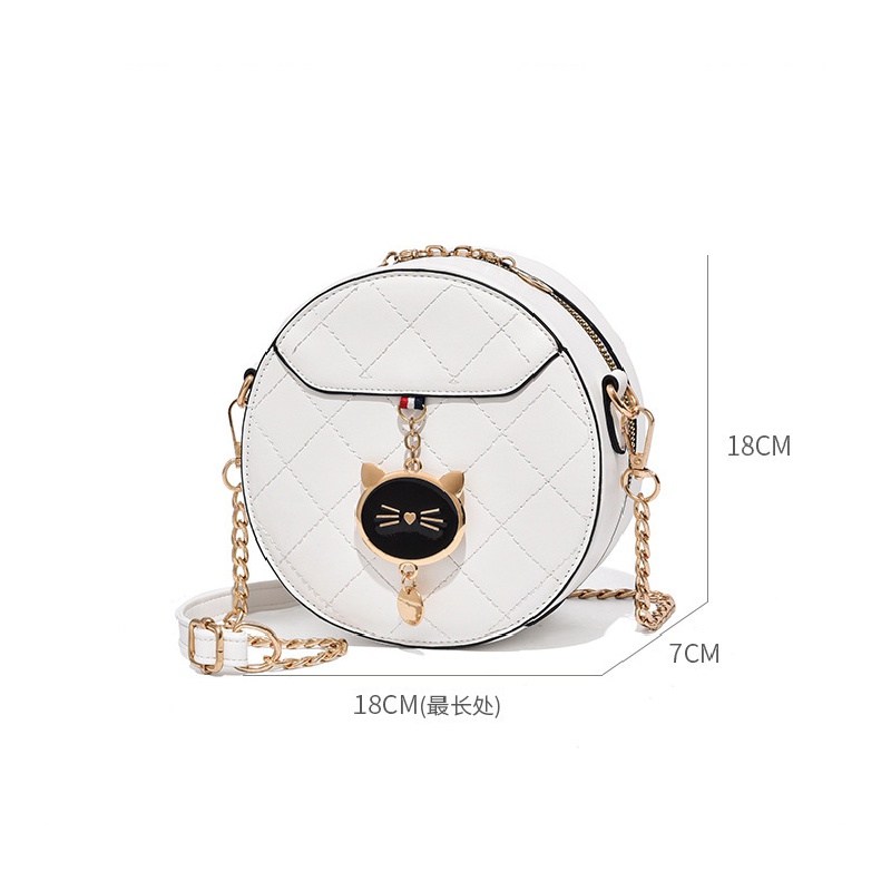 Túi Xách Tròn Nhỏ Xinh Đeo Chéo Vai Thời Trang 2021 Cho Nữ