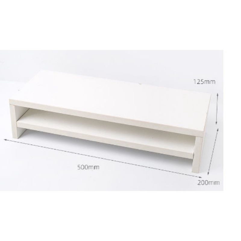 Kệ gỗ nâng màn hình laptop và máy tính Nội thất An hạ dài 50x20x8cm đa n