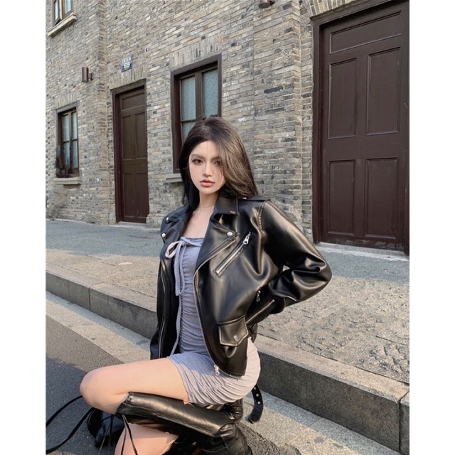 Áo khoác da hàng QCCC