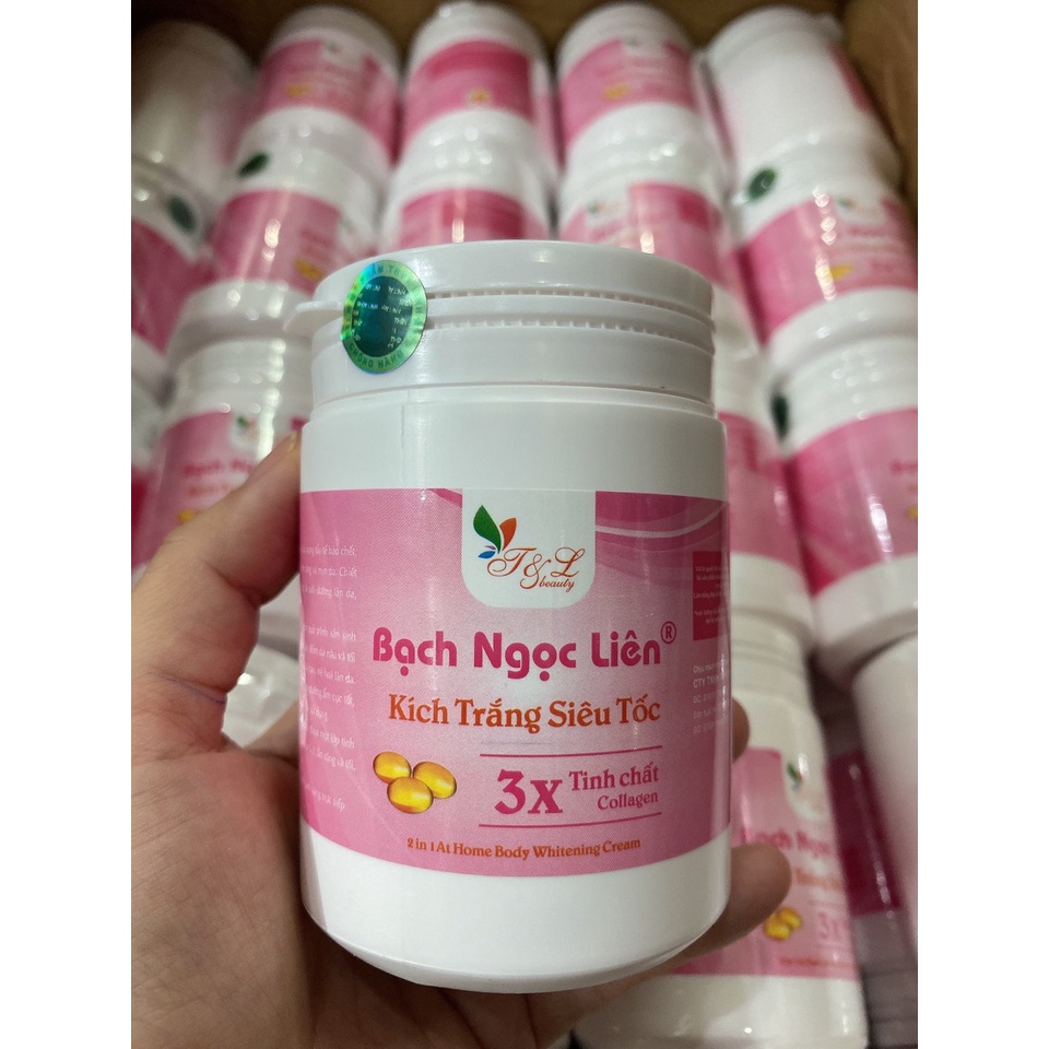 Kem kích trắng Bạch Ngọc Liên XANH_HỒNG