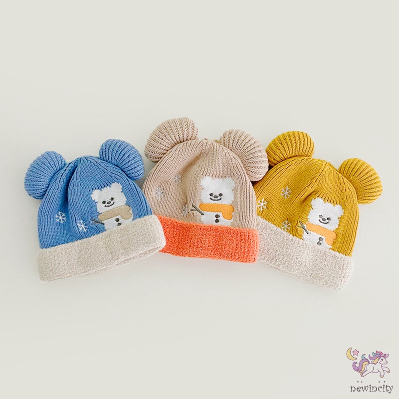 Mũ Dệt Kim Bảo Vệ Tai Phong Cách Hàn Quốc Dành Cho Bé Trai Và Bé Gái