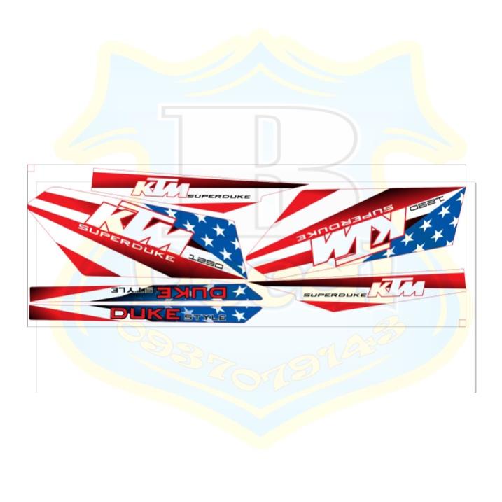 FREE SHIP + SALE SỐC +DECAL PVC 5 LỚP CHẤT LƯỢNG CAO Tem rời DREAM KTM V6