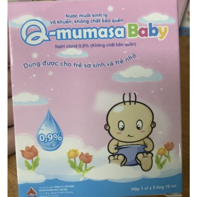 Q-mumasa baby - Nước muối sinh lý vô khuẩn cho bé
