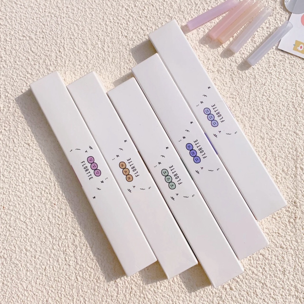 FLORTTE - Chì kẻ lông mày Flortte thiết kế 2 đầu siêu mảnh chống thấm nước