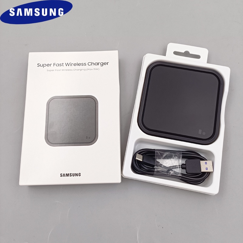 SAMSUNG Đế Sạc Nhanh Không Dây EP-P2400 15W QI Chuyên Dụng Cho Galaxy Z Fold 1 2 3 Flip 3 4 S20 S21 S22 Ultra S10 + Note 20 10 Plus