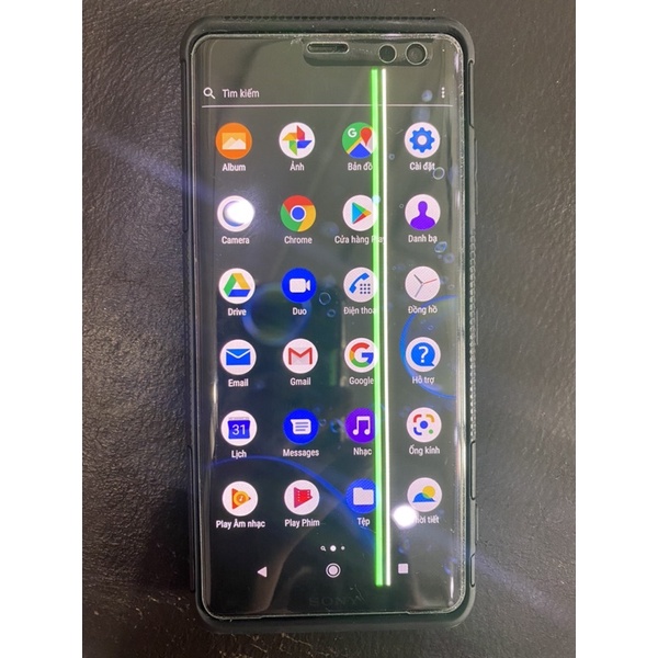 Điện thoại sony xz3 màn sọc