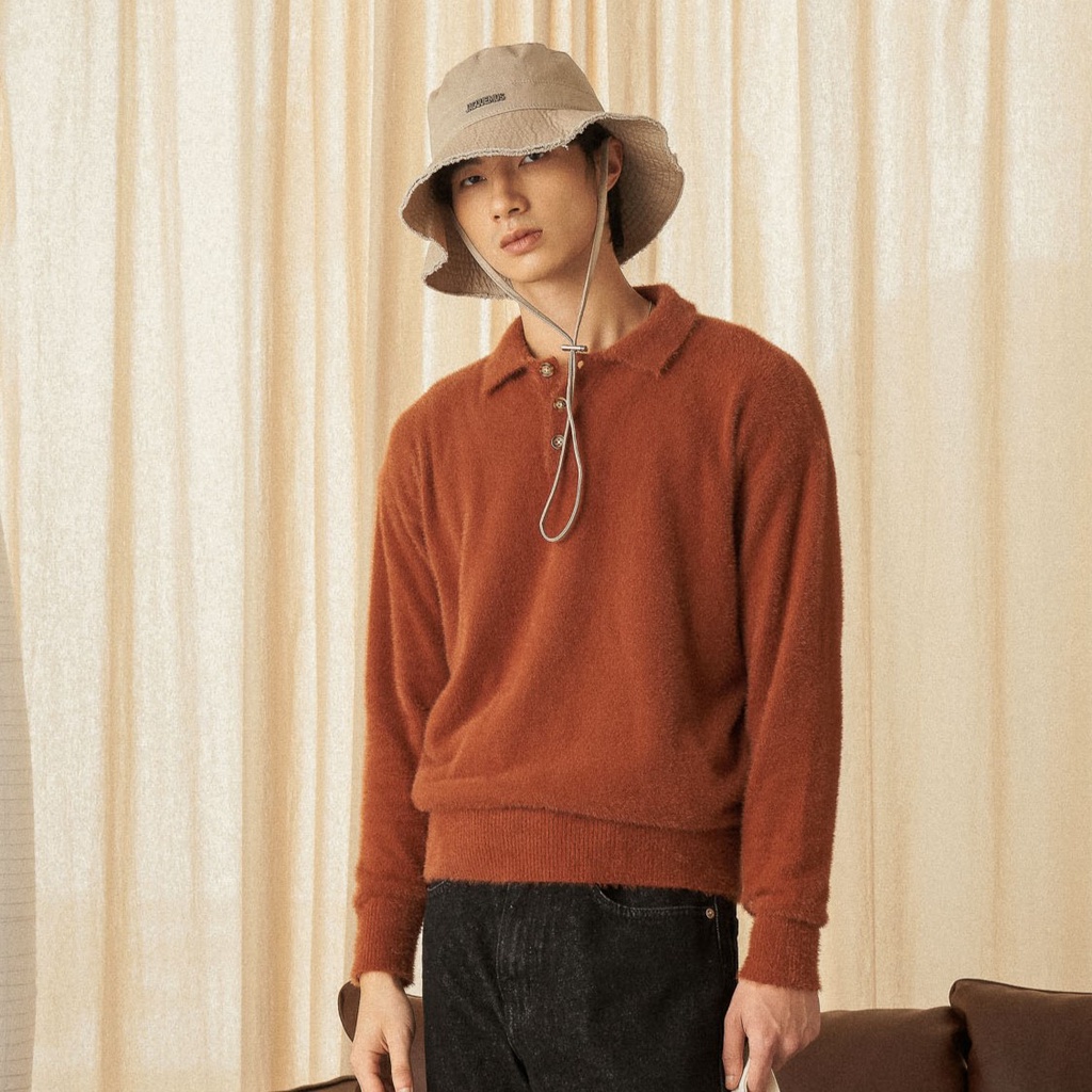 Áo Len Dài Tay UNICUS All Rounder Knit Polo