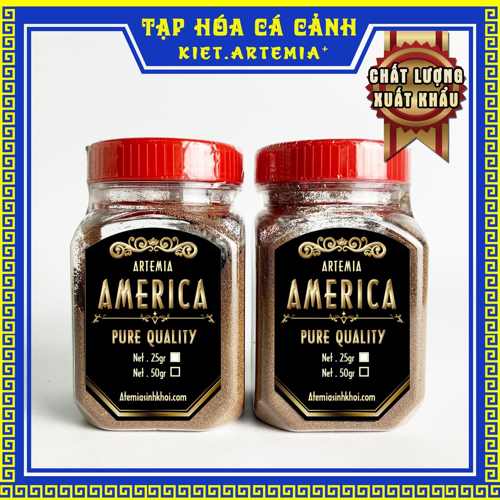 Trứng Artemia Mỹ loại 1 - Artemia Mỹ tỉ lệ cao ngang artemia Vĩnh Châu