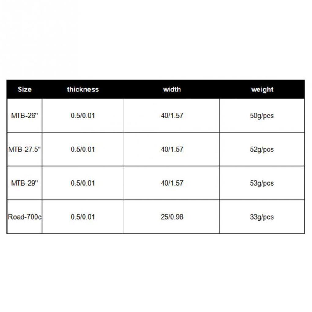 Set 2 Miếng Lót Lốp Xe Đạp Chống Đâm Thủng Chuyên Nghiệp