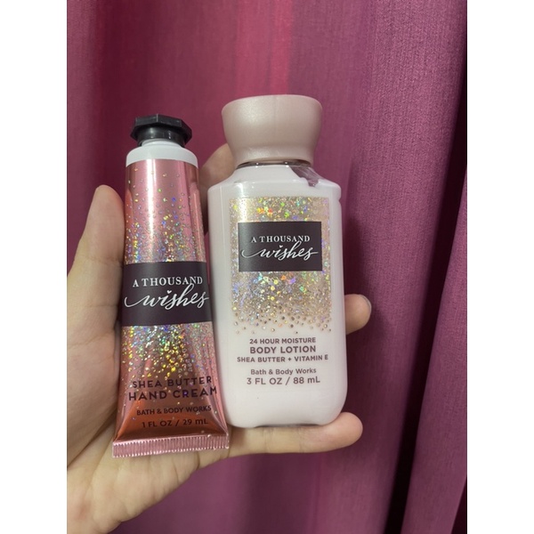 Kem tay, dưỡng thể Bath and body works mùi A thousand wishes