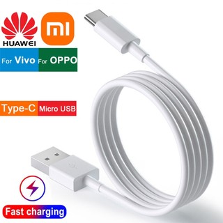 Realme dây cáp sạc nhanh micro usb type c cho samsung huawei xiaomi oppo vivo