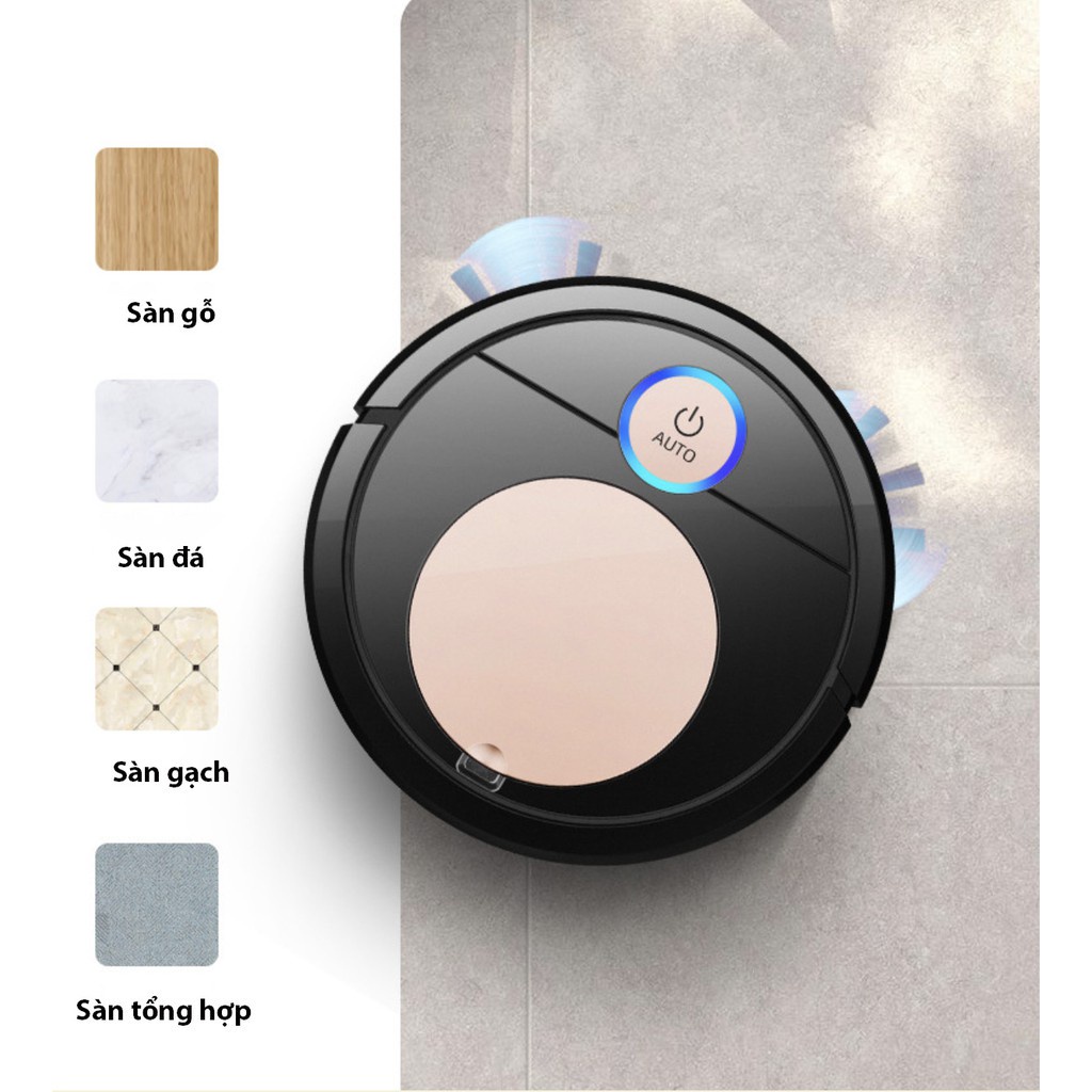 Robot Hút Bụi Tự Động Hàng Cao Cấp ES34 - Máy Lau Quét Nhà Thông Minh Có Cảm Biến Chống Rơi Tự Động Quay Đầu | BigBuy360 - bigbuy360.vn