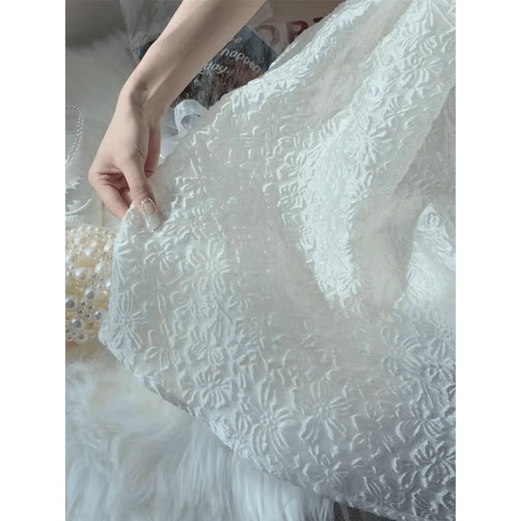 (MẪU MỚI) ĐẦM GẤM CÓ LÓT CƯỜM CỔ ĐẦM TRẮNG TINH KHIẾT MANG TÂM HỒN NGÂY THƠ NHƯ THIẾU NỮ TUỔI ĐÔI MƯƠI UP HHP FASHION