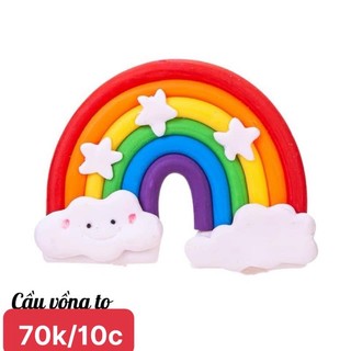 Combo 10 chiếc cầu vồng bản to trang trí bánh sinh nhật , phụ kiện sinh nhật