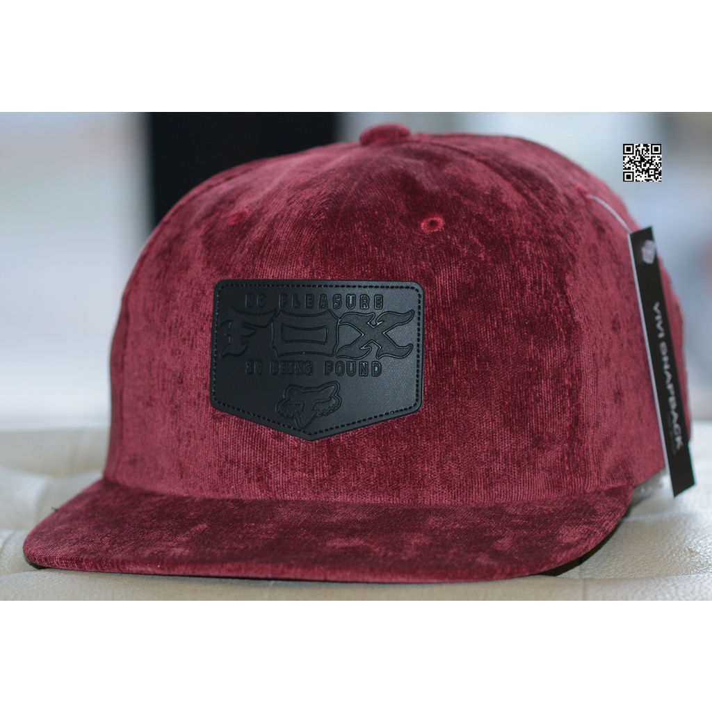 Mũ Fox snapback thời trang thể thao nhung,Nón Foxracing Fixated Full Snapback,strapback Fox racing x