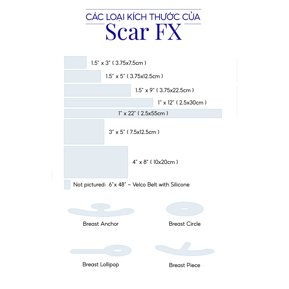 Miếng dán ngăn ngừa và ép sẹo lồi, sẹo phì đại Rejuvaskin Scar FX 2.5x55cm - Aja's Skinlab