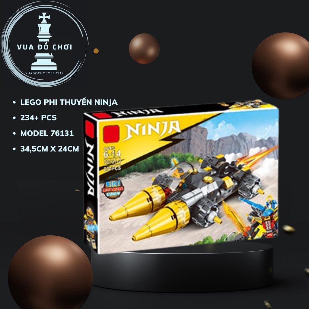 Đồ chơi lắp ráp Ninjago quái xế 234 PCS . Xếp hình mô hình người máy Ninjago, xe đua ninjago. xếp hình chiến giáp sắt.