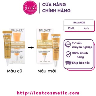 Kem Dưỡng Mắt Chống Lão Hóa Balance Gold Collagen Rejuvenating Eye Serum 15ml