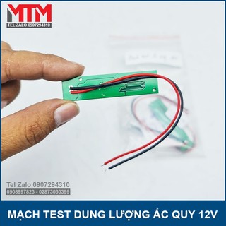 Mạch test dung lượng bình ắc quy 12V