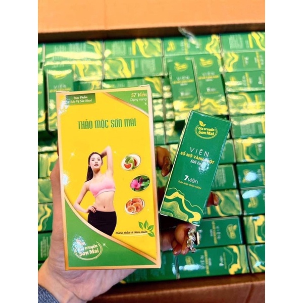 Viên sổ mỡ vành ruột siết eo Sơn Mai
