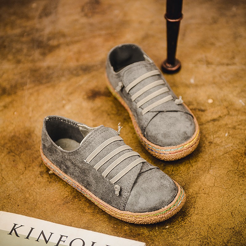 Giày Lười Đế Mềm Thời Trang retro Cho Nữ