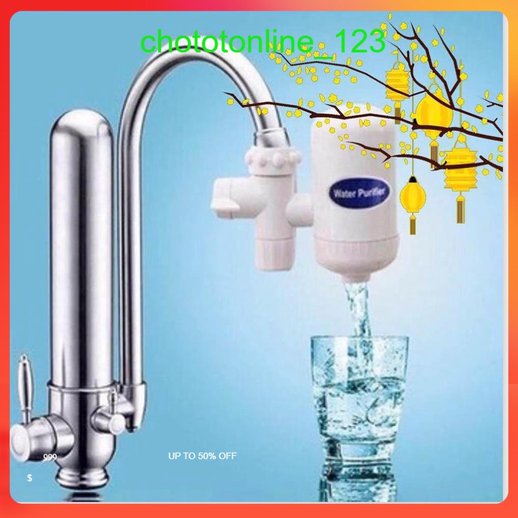Bộ Lọc Nước Tự Động Ngay Tại Vòi SWS WATER PURIFIER, Bộ Đầu Lọc Gắn Mọi Loại Vòi Tiện Ích