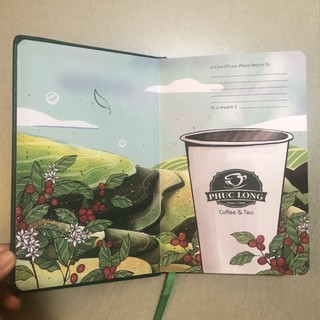 [Chính hãng] Sổ tay Phúc Long 2022 - Phúc Long Coffee & Tea