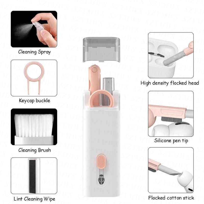 Bút Vệ Sinh Bàn Phím Máy Tính 7 Trong 1 Đa Năng