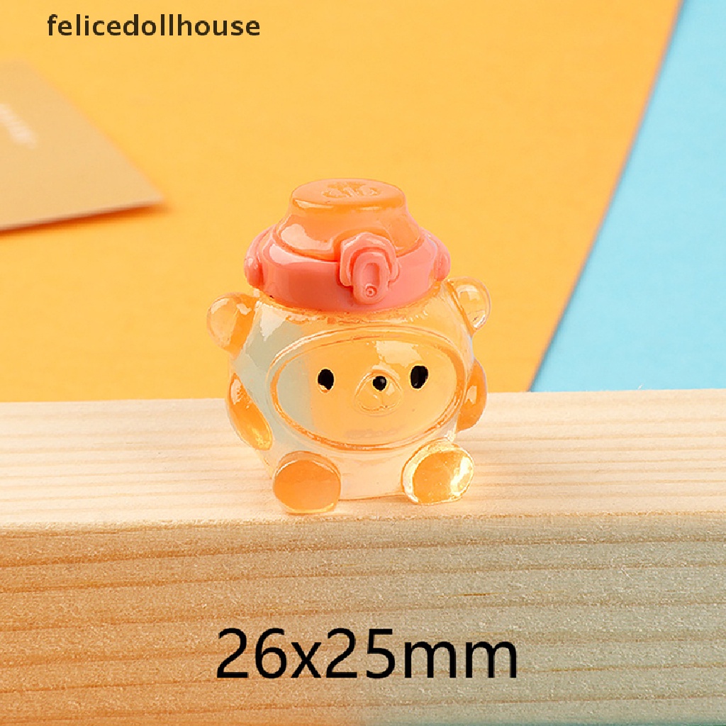 Đồ Chơi Mô Hình Bình Nước Mini Hình Gấu Dễ Thương