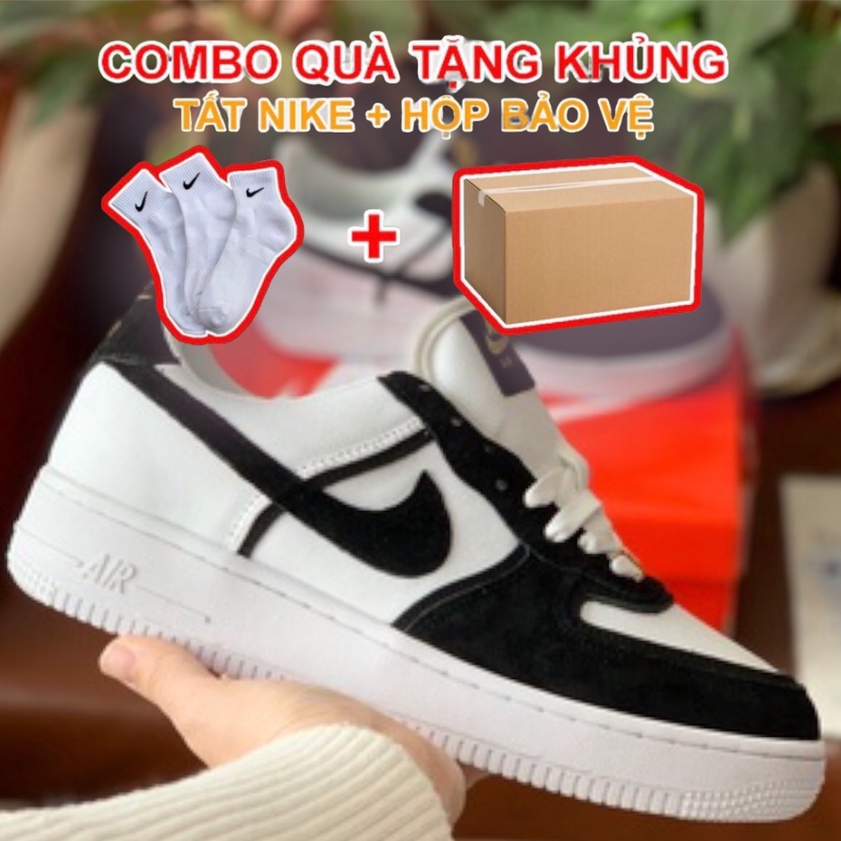 ✔️ HÀNG TRUNG ✔️ Giày Af1 xám lông chuột nam nữ cao cấp full box + bill