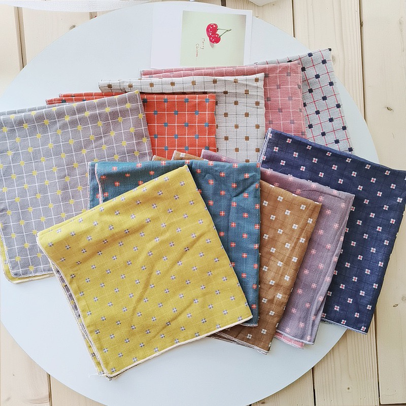 Khăn Choàng Cổ Hình Tam Giác / Vuông Chất Liệu Cotton Mỏng Thời Trang Cho Bé