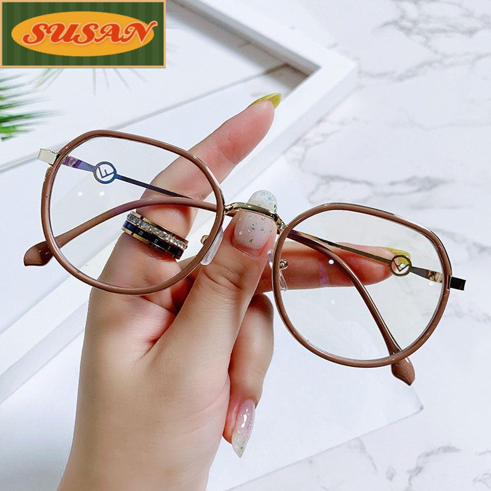 Mắt Kính Gọng Tròn Chống Tia UV Siêu Nhẹ Thời Trang