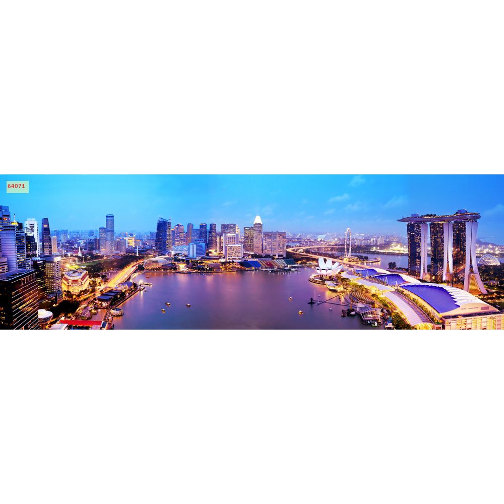 Tranh Dán Tường 3D Phong Cảnh Thành Phố mới nhất