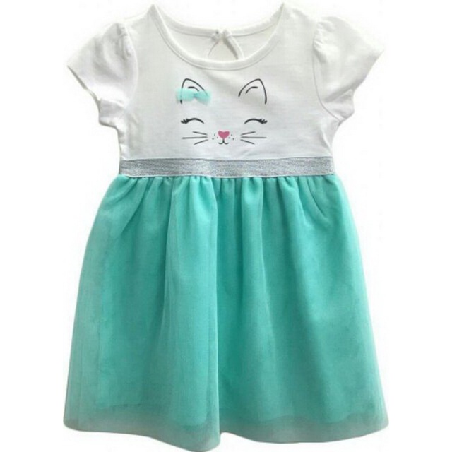 9-11kg Đầm Healthtex hình mèo cho bé gái
