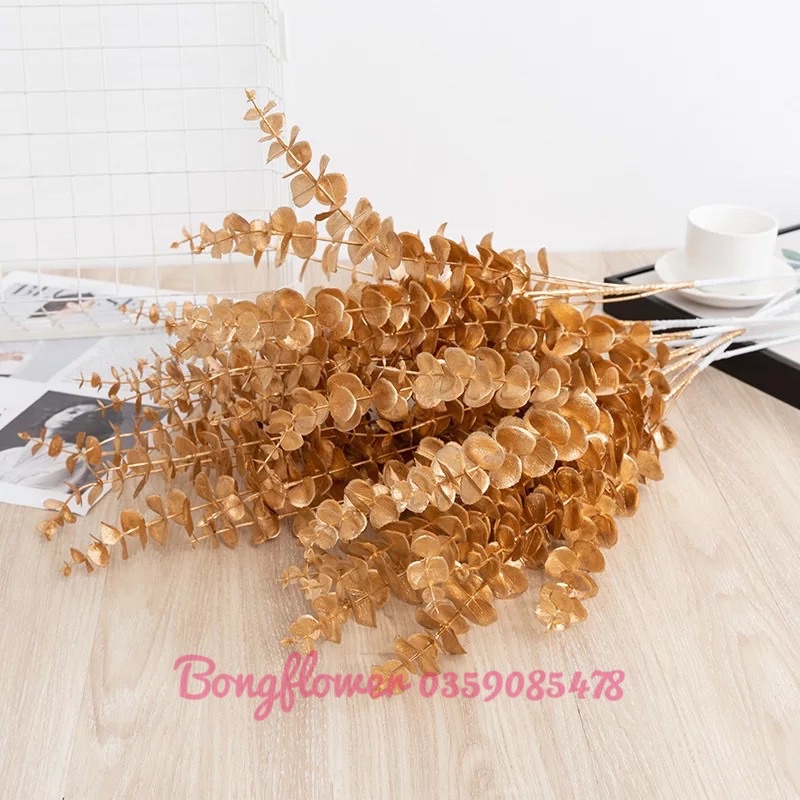 Cành đào đông giả cành nhũ giả trang trí decor siêu xinh