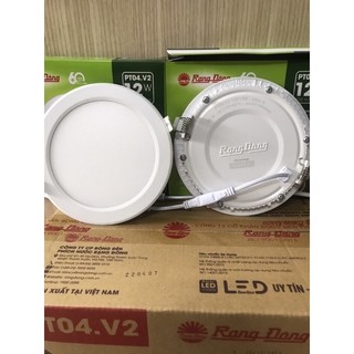 Đèn âm trần PT04v2 9W-12W Rạng Đông