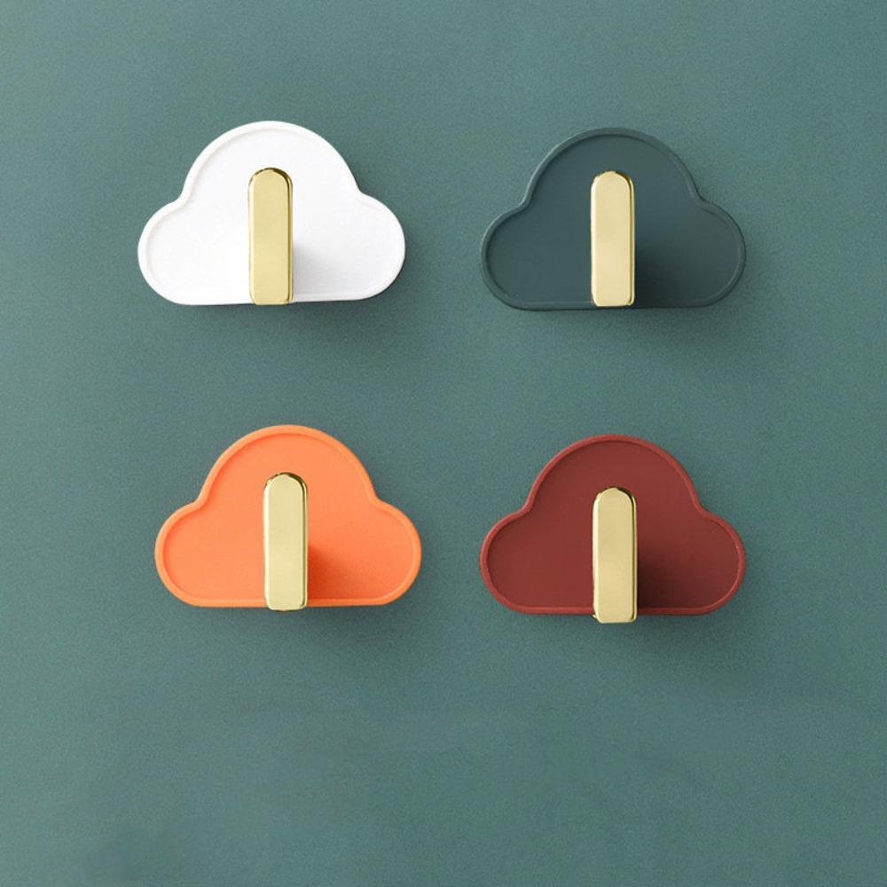 SUENIN Bộ 4 Móc Treo Quần Áo Gắn Tường Trang Trí