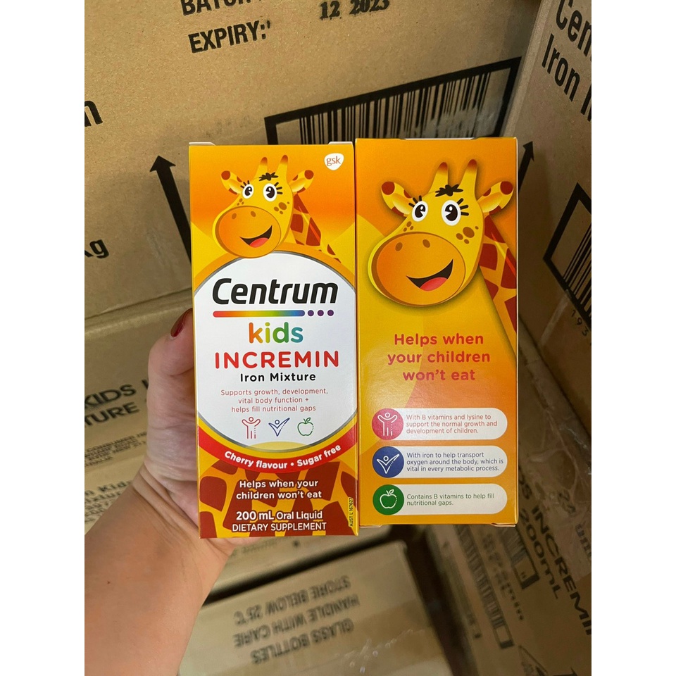 Siro Ăn Ngon Centrum Kids 200ml của Úc