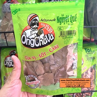 Lá nguyệt quế bay leaf ông chà và-túi 25gr