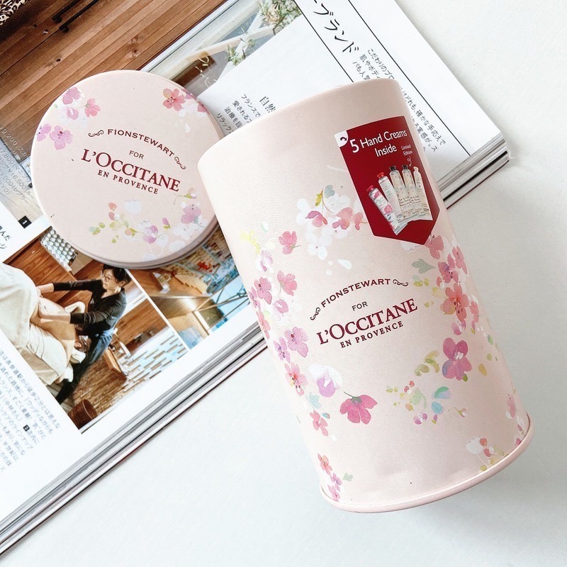 Kem dưỡng da tay hộp tròn 5 tuýp L Ocitane hàng nội địa trung siêu thơm