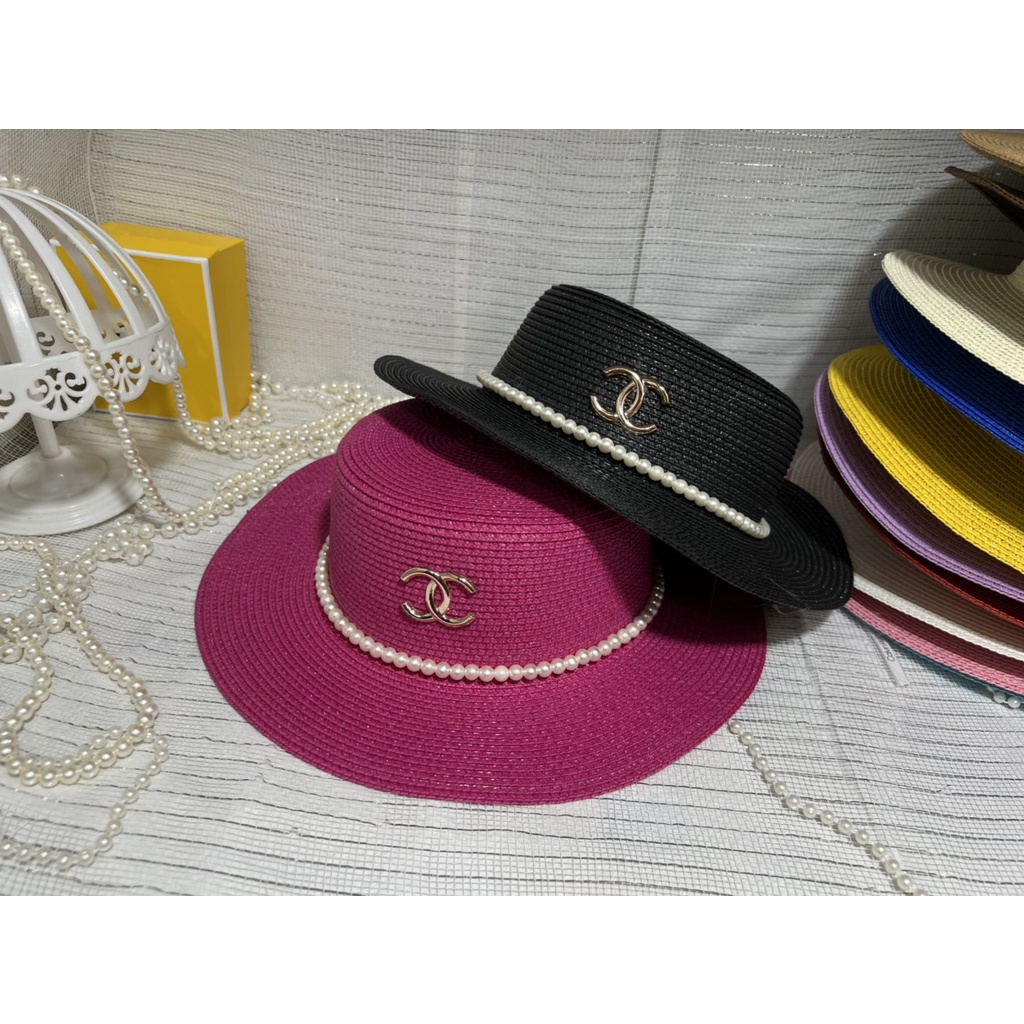 ( Giá Sỉ)  Nón cói đi biển vành nhỏ đai Ngọc xinh xắn