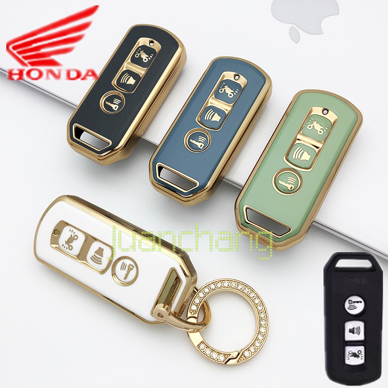 Vỏ TPU Bảo Vệ Chìa Khóa Điều Khiển Từ Xa Cho Honda PCX 2020 Honda X-ADV SH300i NF07 Forza 300 PCX 125 150 SH300 Giá Đỡ