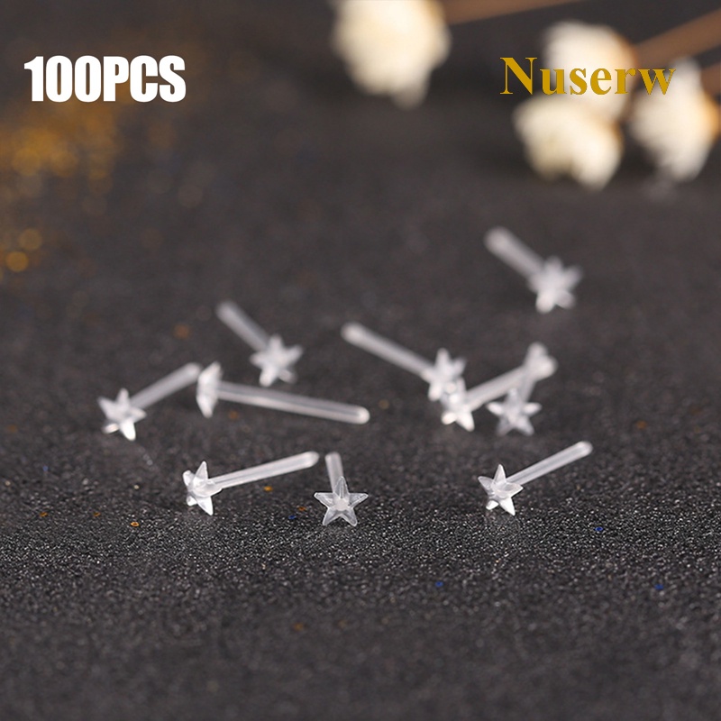 Set 100 Nút Nhựa Bịt Tai Chống Dị Ứng 18mm Tiện Dụng