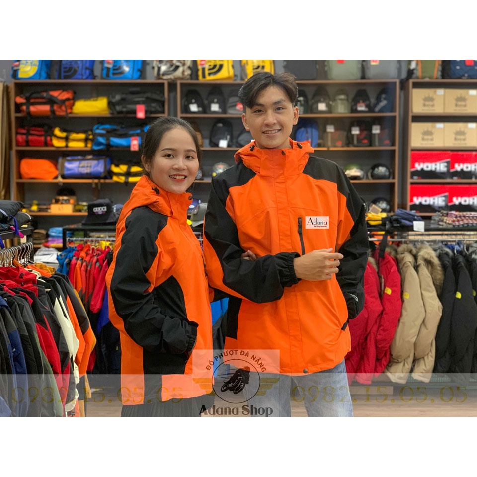 Áo 2 Lớp The North Face 2 Lớp Màu Cam Đen - Hàng VNXK - Giảm 50%